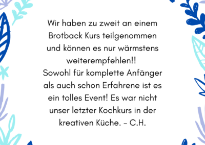 Feedback aus Kursen und Beratungen 24