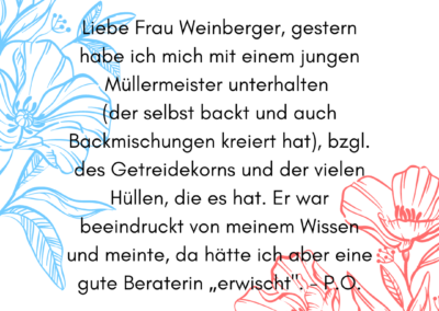 Feedback aus Kursen und Beratungen 35